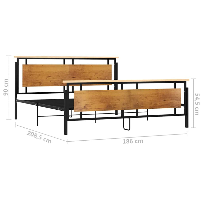 Cadru de pat, 180 x 200 cm, metal