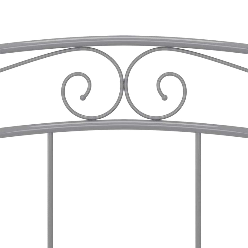 Cadru de pat, gri, 180x200 cm, metal