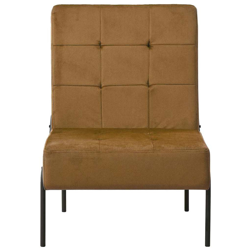 Scaun de relaxare, maro, 65x79x87 cm, catifea