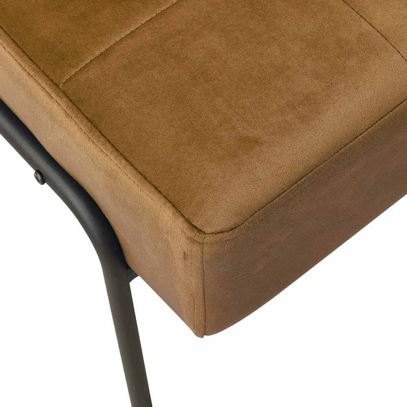 Scaun de relaxare, maro, 65x79x87 cm, catifea