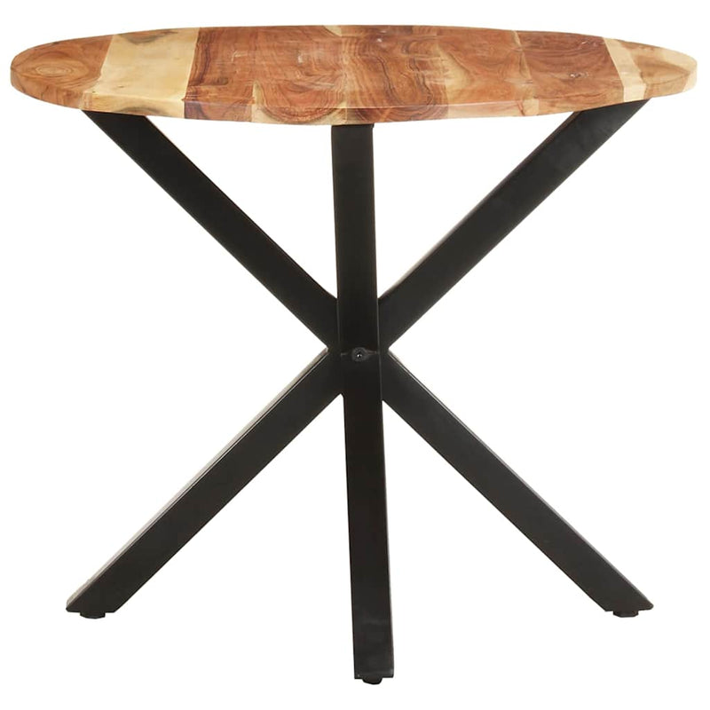 Masă laterală, 68x68x56 cm, lemn masiv de acacia