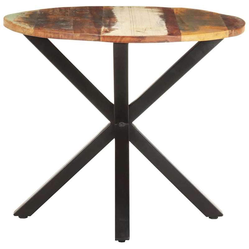 Masă laterală, 68x68x56 cm, lemn masiv reciclat