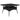 Set mobilier grădină, 9 piese, negru, poliratan, lemn acacia