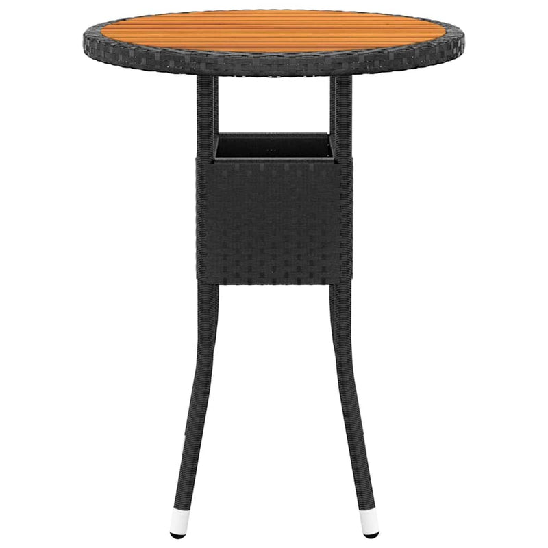 Set mobilier de grădină, 3 piese, poliratan