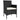 Set mobilier de grădină, 5 piese, negru, poliratan
