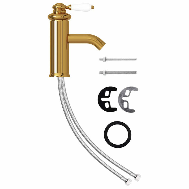 Robinet chiuvetă de baie, auriu, 130x180 mm