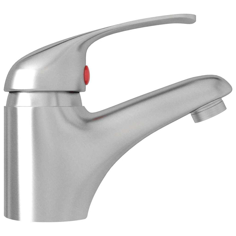 Baterie mixer de chiuvetă, argintiu, 13x10 cm
