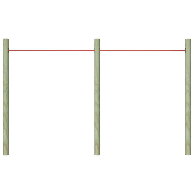 Bare de rotire, 2 piese, roșu, 125 cm, oțel