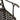 Set mobilier bistro, 3 piese, bronz, aluminiu turnat