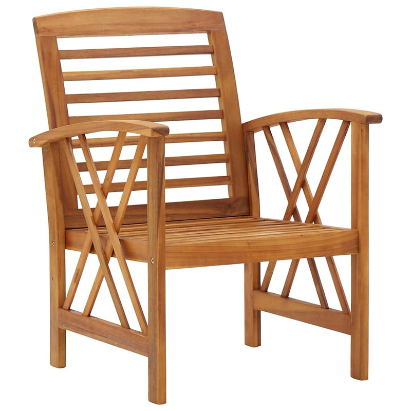 Set mobilier de grădină, 4 piese, lemn masiv de acacia