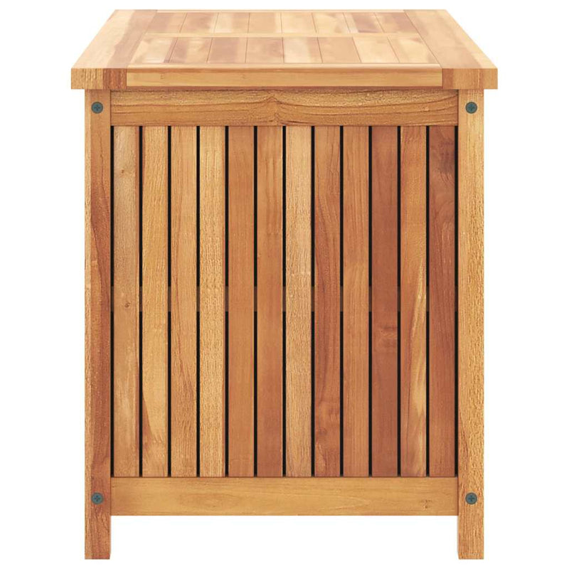 Ladă de depozitare grădină, 90x50x58 cm, lemn masiv de tec