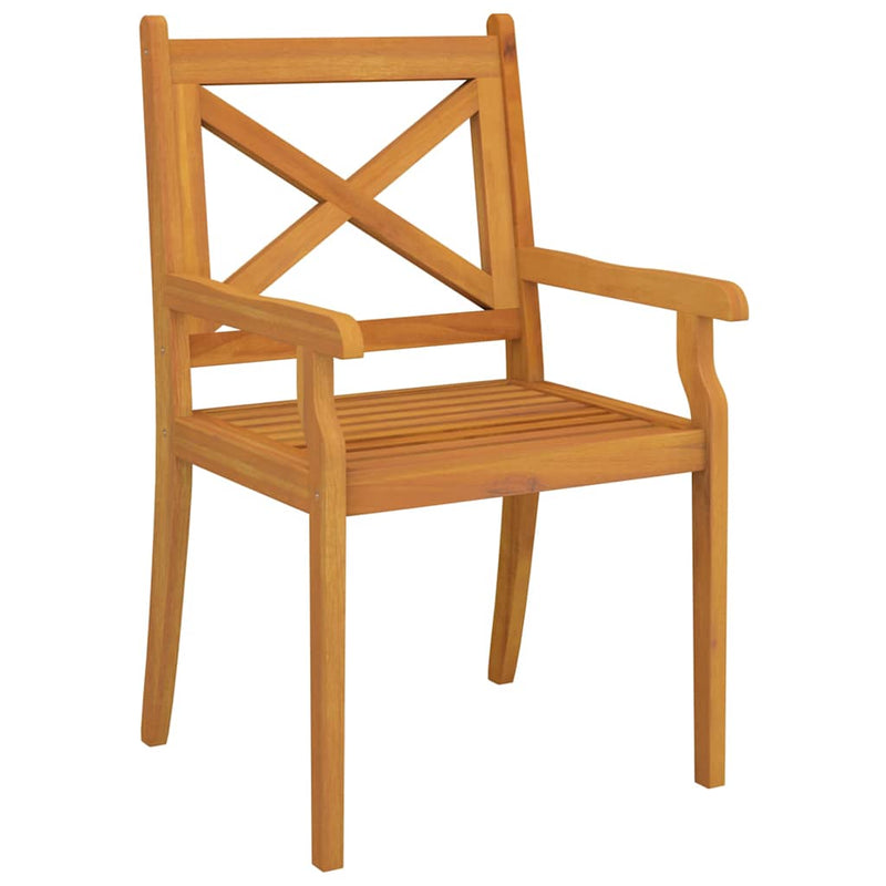 Set mobilier de grădină, 5 piese, lemn masiv de acacia