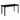 Set mobilier de exterior, 5 piese, negru, ratan PVC