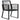 Set mobilier de exterior, 5 piese, negru, ratan PVC