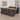 Set mobilier de grădină cu perne, 9 piese, negru, poliratan