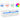 Comode TV cu lumini LED, 2 buc., alb, 60x35x40 cm