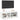 Comode TV cu lumini LED, 2 buc., alb, 60x35x40 cm