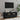 Comodă TV cu lumini LED, negru, 100x35x40 cm
