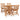 Set mobilier de exterior pliabil, 5 piese, lemn masiv de tec