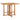 Set mobilier de exterior pliabil, 5 piese, lemn masiv de tec