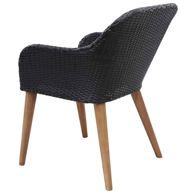 Set mobilier de grădină, 9 piese, poliratan
