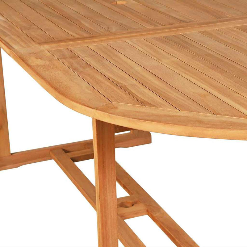 Set mobilier de grădină, 9 piese, lemn masiv de tec