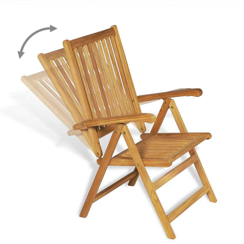 Set mobilier de grădină, 9 piese, lemn masiv de tec