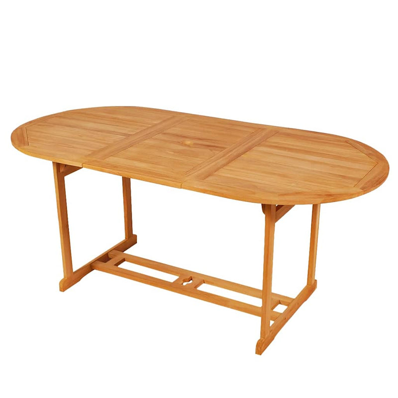 Set mobilier de grădină cu perne, 9 piese, lemn masiv tec