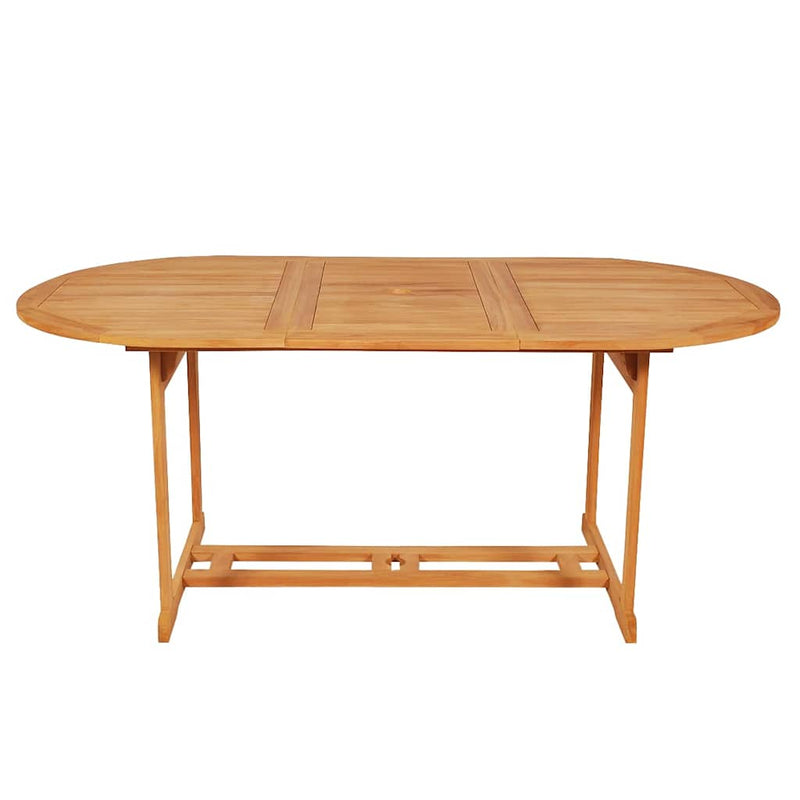 Set mobilier de grădină cu perne, 9 piese, lemn masiv tec