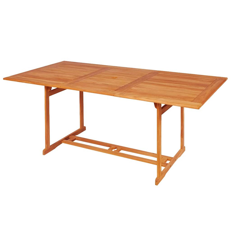 Set mobilier de grădină, 7 piese, lemn masiv de tec