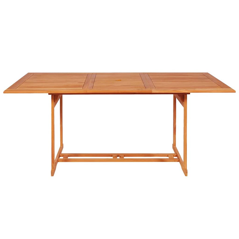 Set mobilier de grădină, 7 piese, lemn masiv de tec