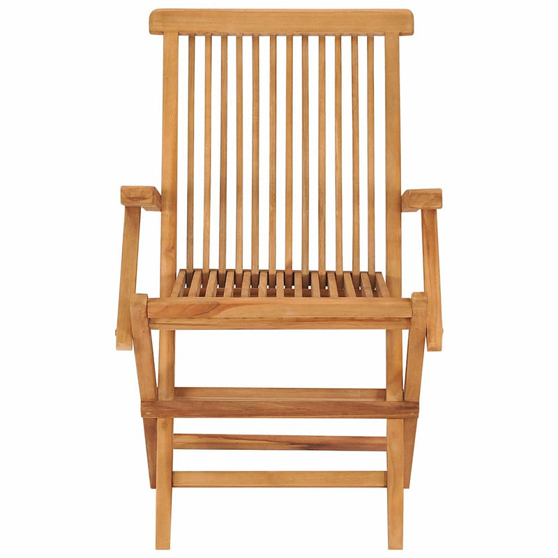 Set mobilier de grădină, 5 piese, lemn masiv de tec