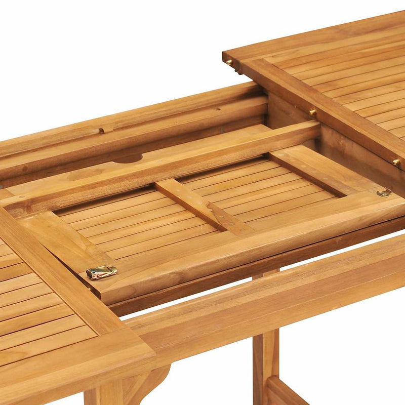 Set mobilier grădină, 5 piese, lemn masiv de tec
