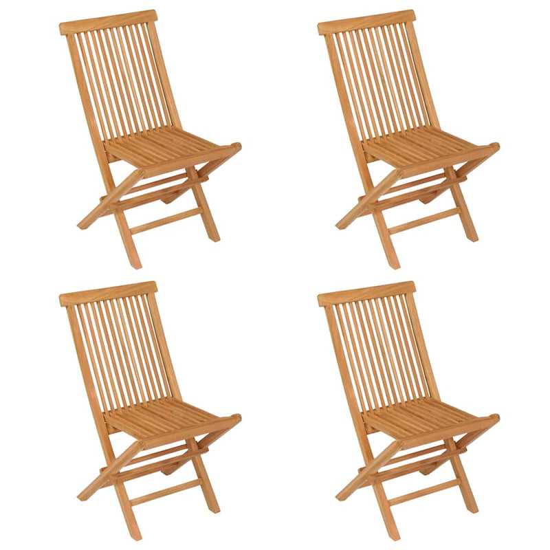 Set mobilier grădină, 5 piese, lemn masiv de tec