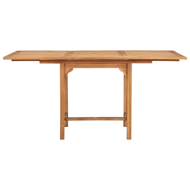 Set mobilier de grădină, 5 piese, lemn masiv de tec