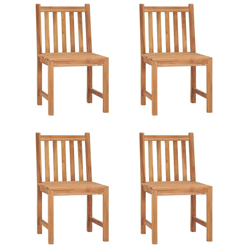Set de mobilier de grădină cu 5 piese, 120x70 cm, lemn masiv de tec