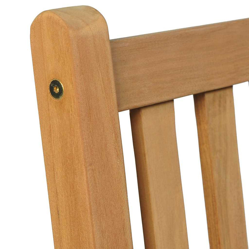 Set de mobilier de grădină cu 5 piese, 140x80 cm, lemn masiv de tec