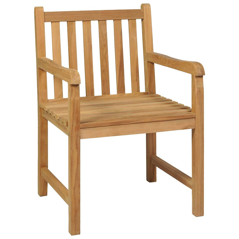 Set de mobilier de grădină cu 5 piese, 160x80 cm, lemn masiv de tec