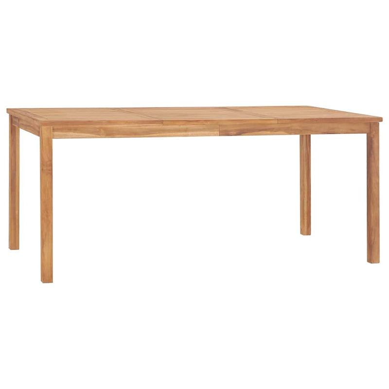 Set de mobilier de grădină cu 5 piese, 180x90 cm, lemn masiv de tec