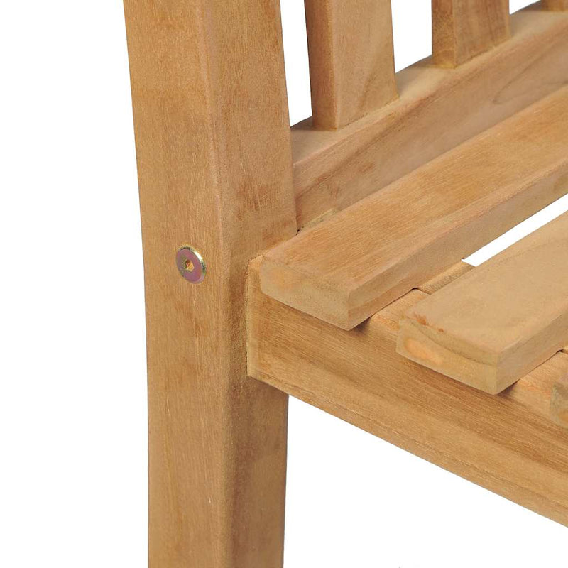 Set de mobilier de grădină cu 7 piese, 200x100 cm, lemn masiv de tec
