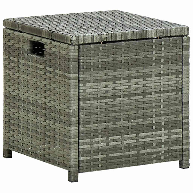 Set mobilier de grădină cu perne, 6 piese, gri, poliratan