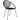 Set mobilier de exterior, 3 piese, negru, ratan PVC