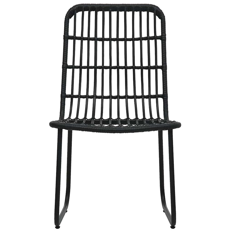 Set mobilier de exterior, 5 piese, poliratan și sticlă