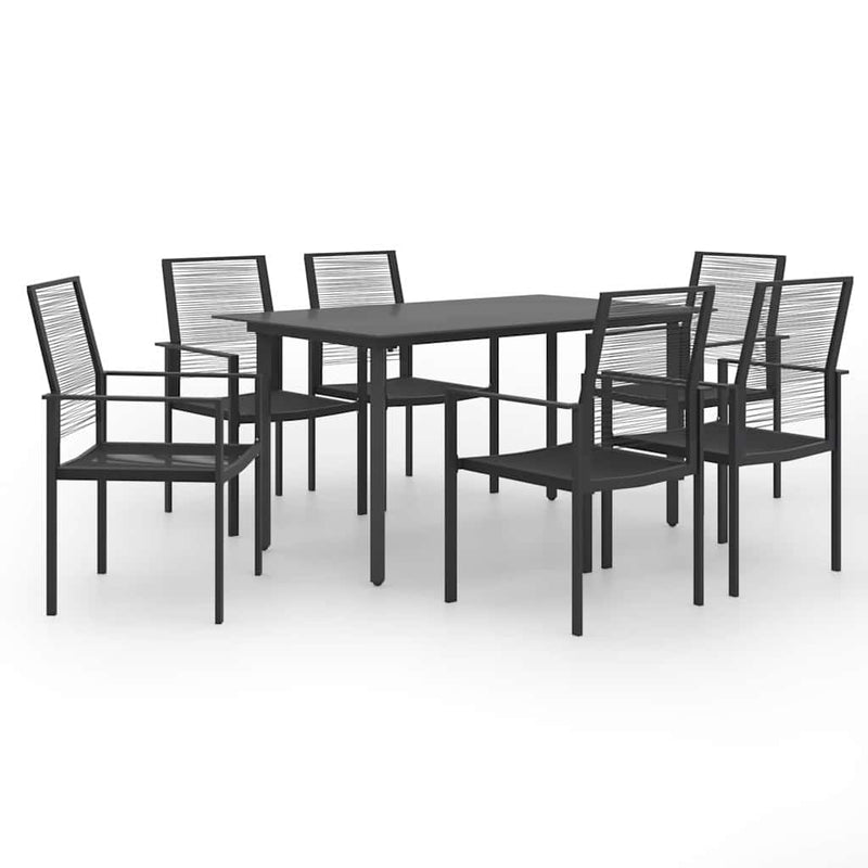 Set mobilier de grădină, 7 piese