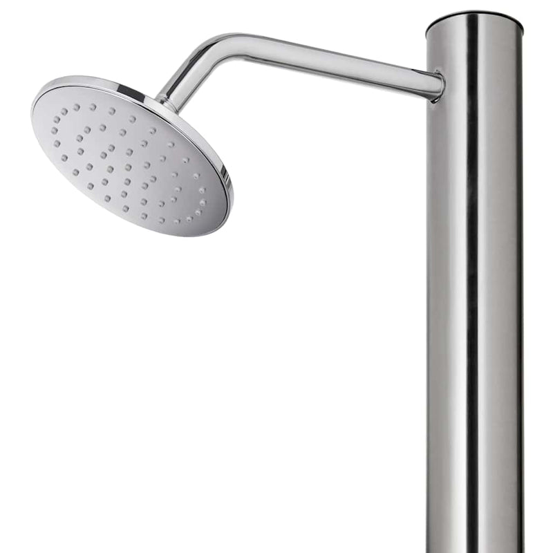 Duș pentru grădină, 215 cm, oțel inoxidabil
