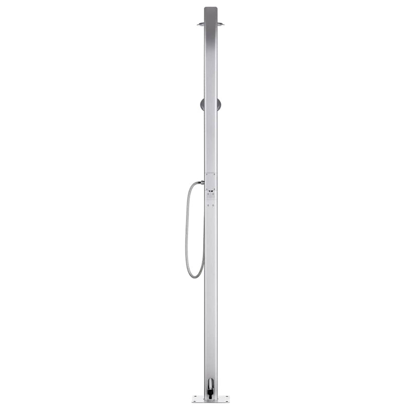 Duș de grădină, 215 cm, aluminiu