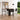 Set mobilier bar de gradină, 5 piese, negru