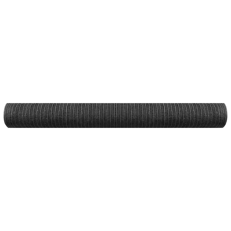 Plasă pentru intimitate, antracit, 2x25 m, HDPE, 75 g/m²