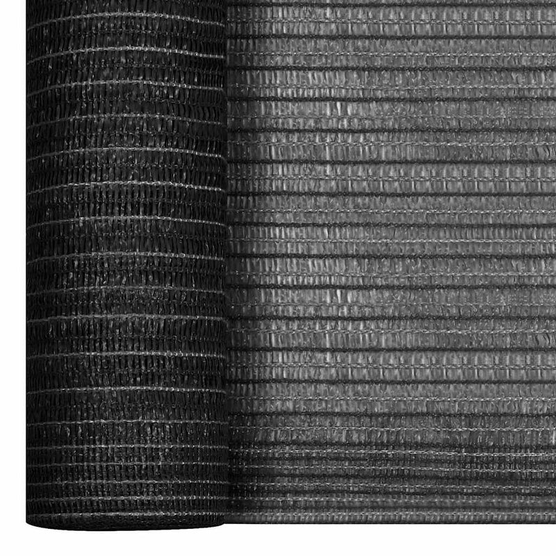 Plasă protecție intimitate, antracit, 1,5x25 m, HDPE, 150 g/m²