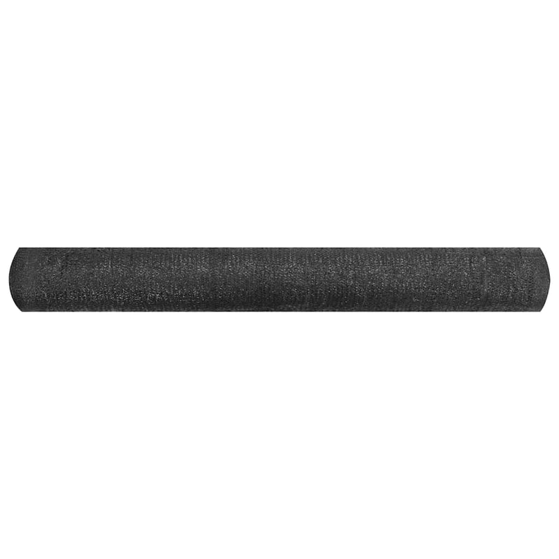Plasă protecție intimitate, negru, 1,2x10 m, HDPE, 150 g/m²